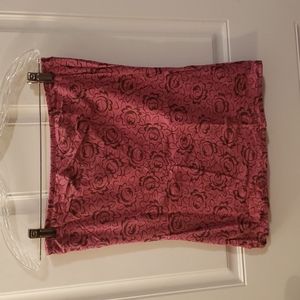 3/$10 Pink/brown tube top sz L